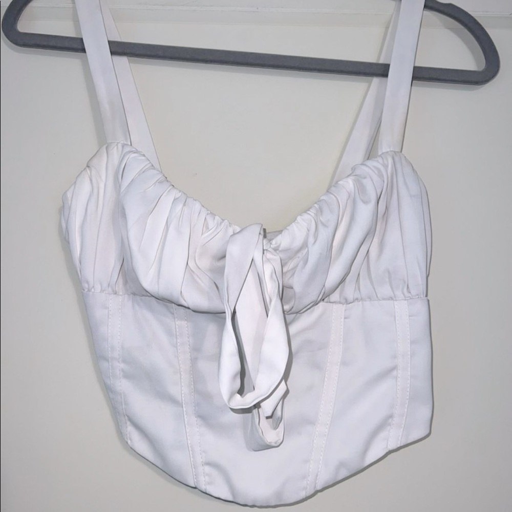 Pitaya White Corset Top